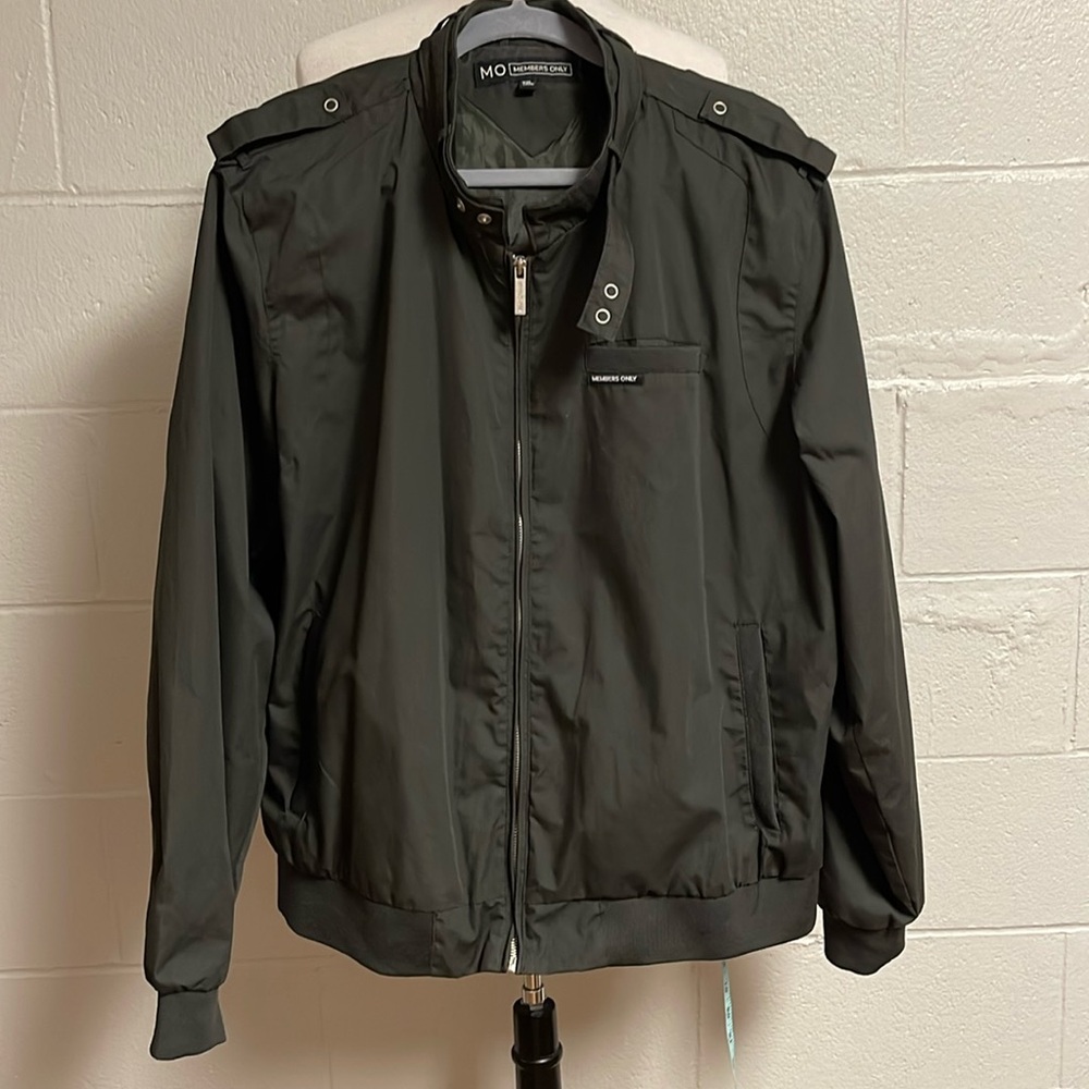 Members Only Jacket dark moss XXL